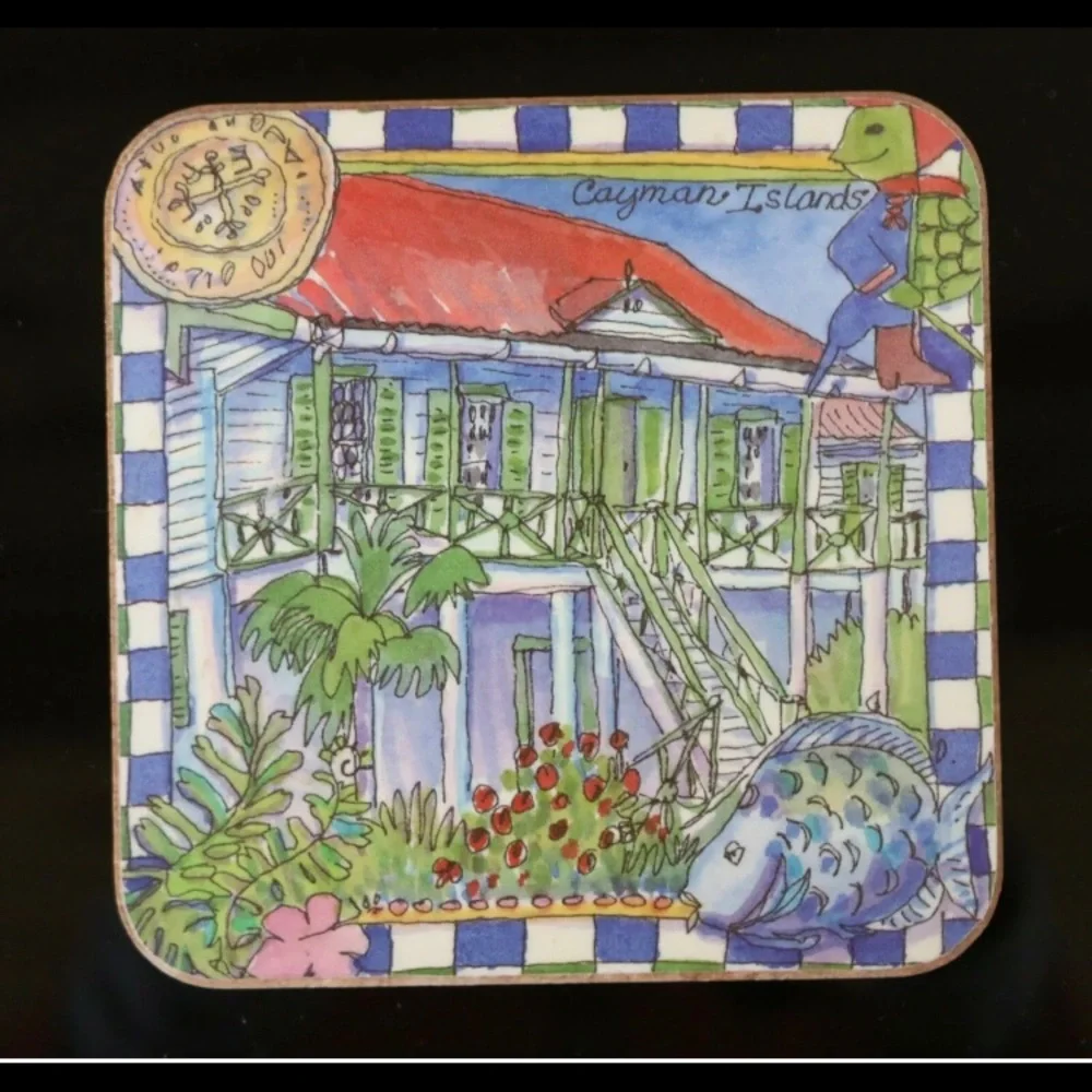 Pimpernel Beachy Cayman Islands‎ Cork Coasters England